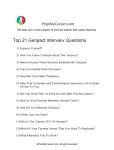 Top 21 Genpact Interview Questions In 2023 [With Answers]